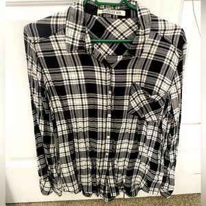 Bluenotes Plaid Top